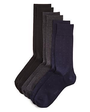 Polo Ralph Lauren Combed Cotton Dotted Dress Socks 3 Product Image