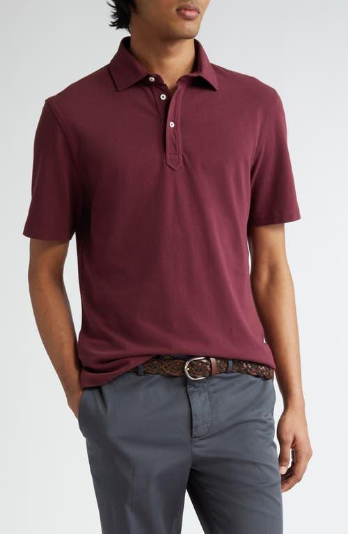 Mens Cotton Jersey Basic Fit Polo with Shirt Style Collar Product Image