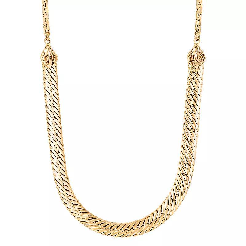 1928 Gold Tone Fancy Swag Chain Necklace, Womens, Yellow Product Image