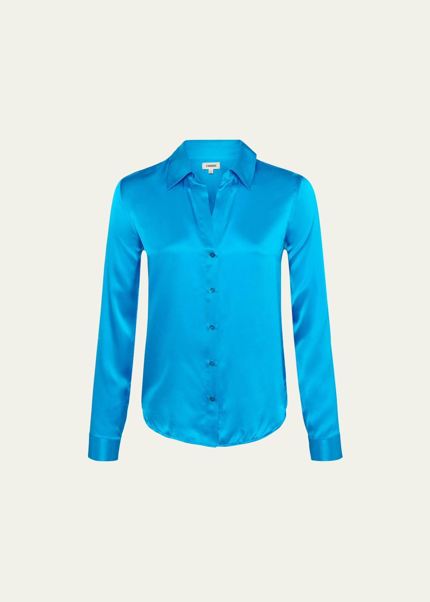 LAGENCE Tyler Silk Blouse Product Image