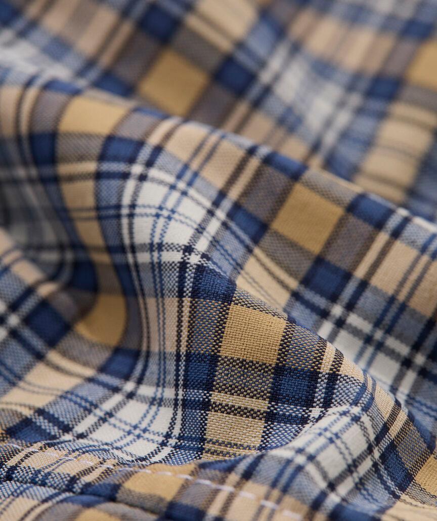 On-The-Go Nylon Plaid Shirt Product Image