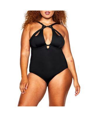 Plus Size Cancun Underwire 1 Piece Swimsuit Product Image