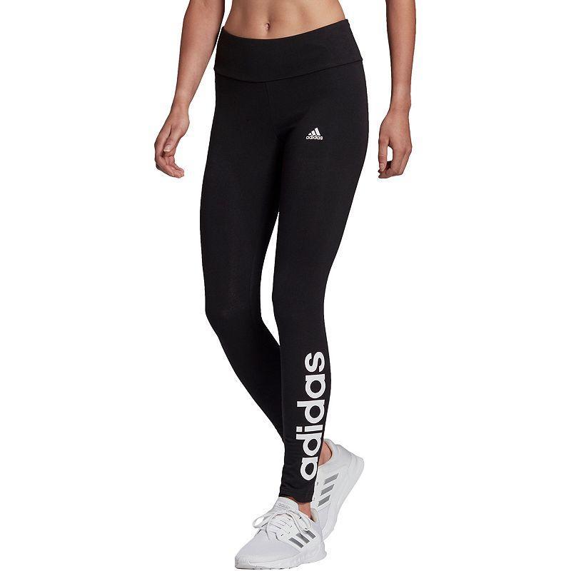 Adidas Womens LOUNGEWEAR Essentials High-Waisted Logo Leggings Product Image