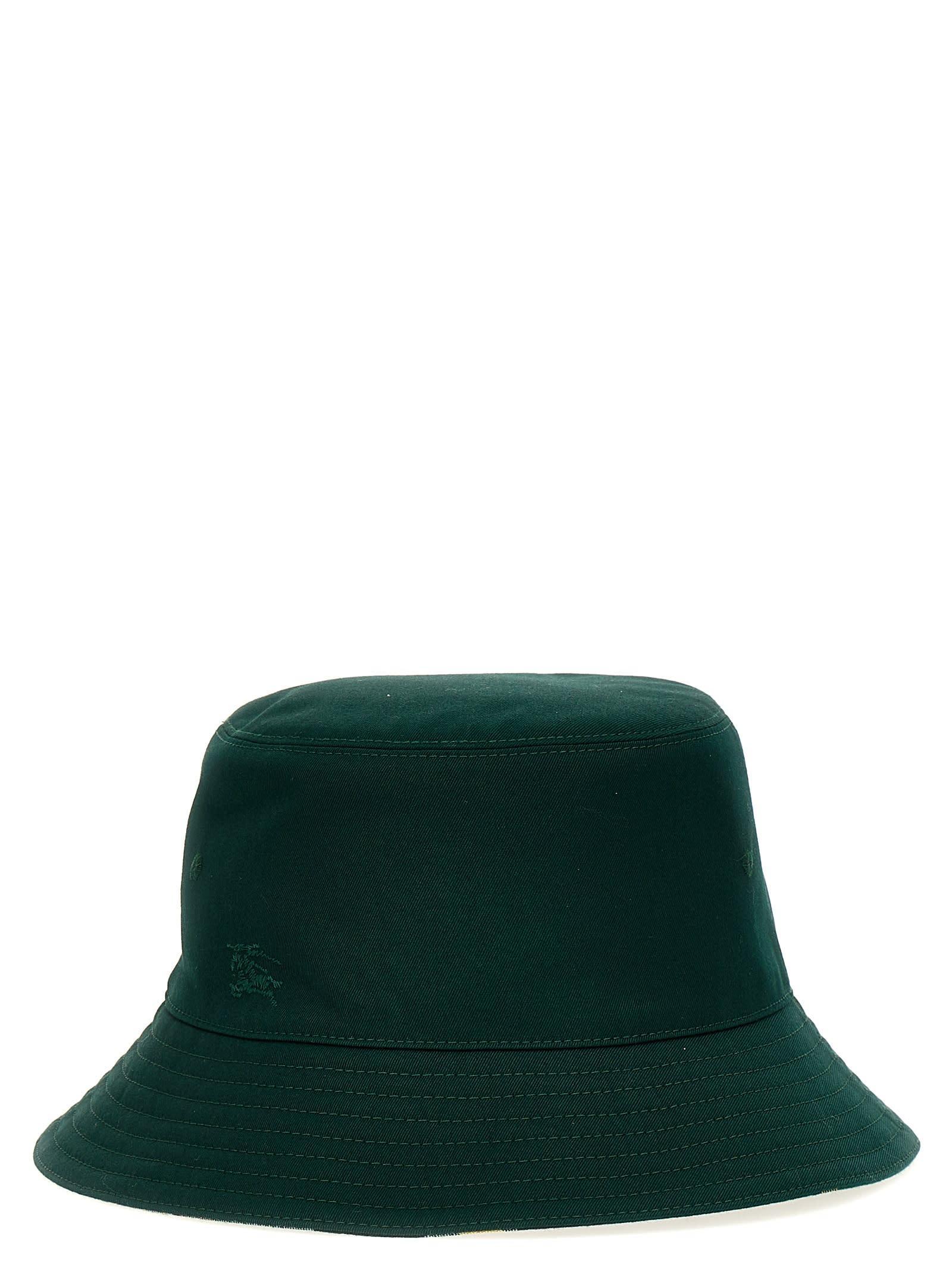 BURBERRY Reversible Bucket Hat In Green Product Image