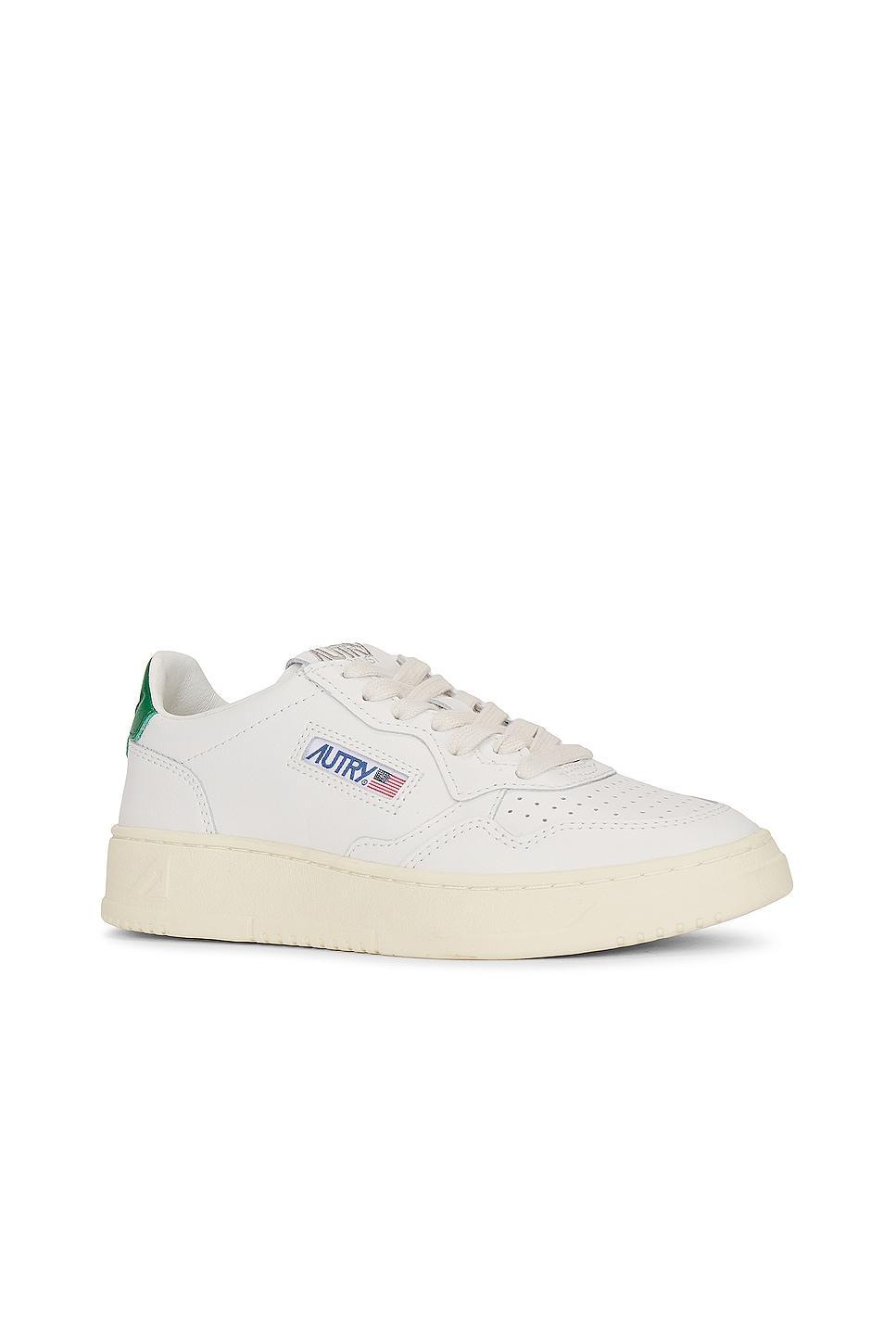 Autry Medalist Low Sneaker in White Product Image