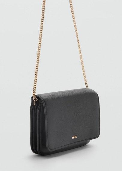 MANGO - Crossbody bag with chain - One size - Women Product Image