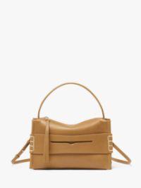 LOAFER BAG - LEATHER SHOULDER BAG in brown | JW Anderson US  Product Image