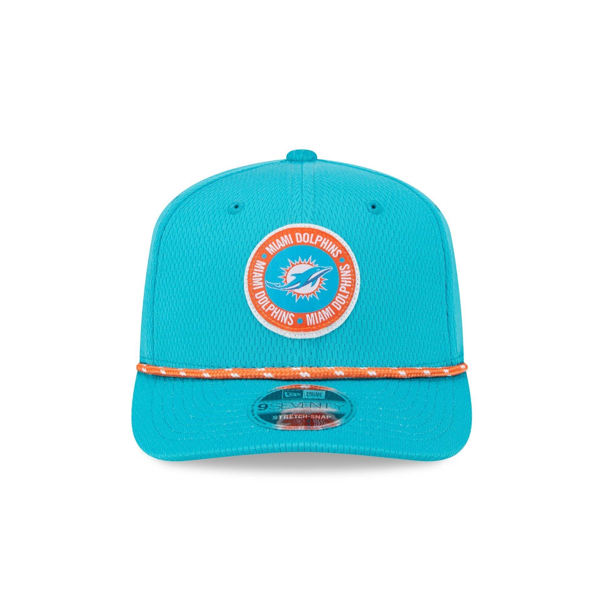 Miami Dolphins 2024 Sideline 9SEVENTY Stretch-Snap Hat Male Product Image