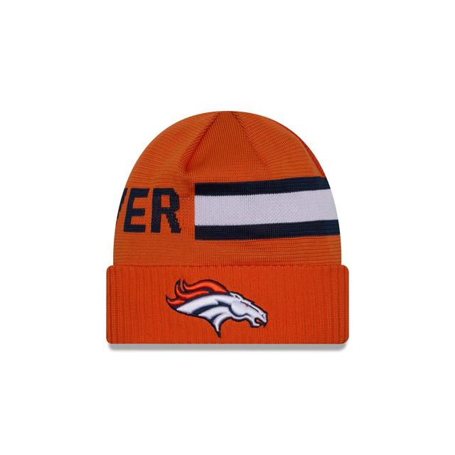 Denver Broncos 2024 Cold Weather Tech Knit Beanie Male Product Image