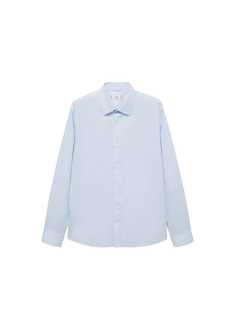 Mango Mens Cotton Long-Sleeved Shirt Product Image