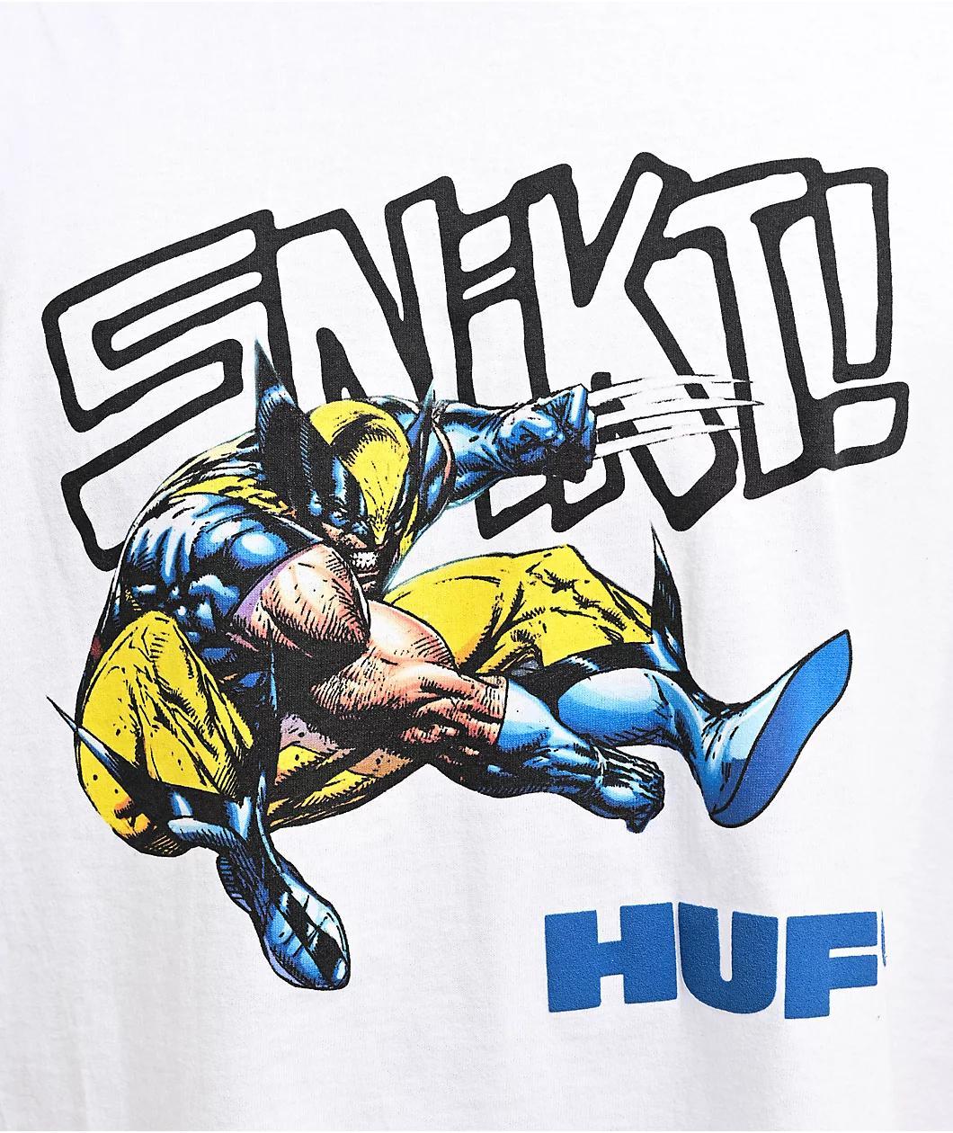 HUF x Deadpool Beserk White T-Shirt Product Image