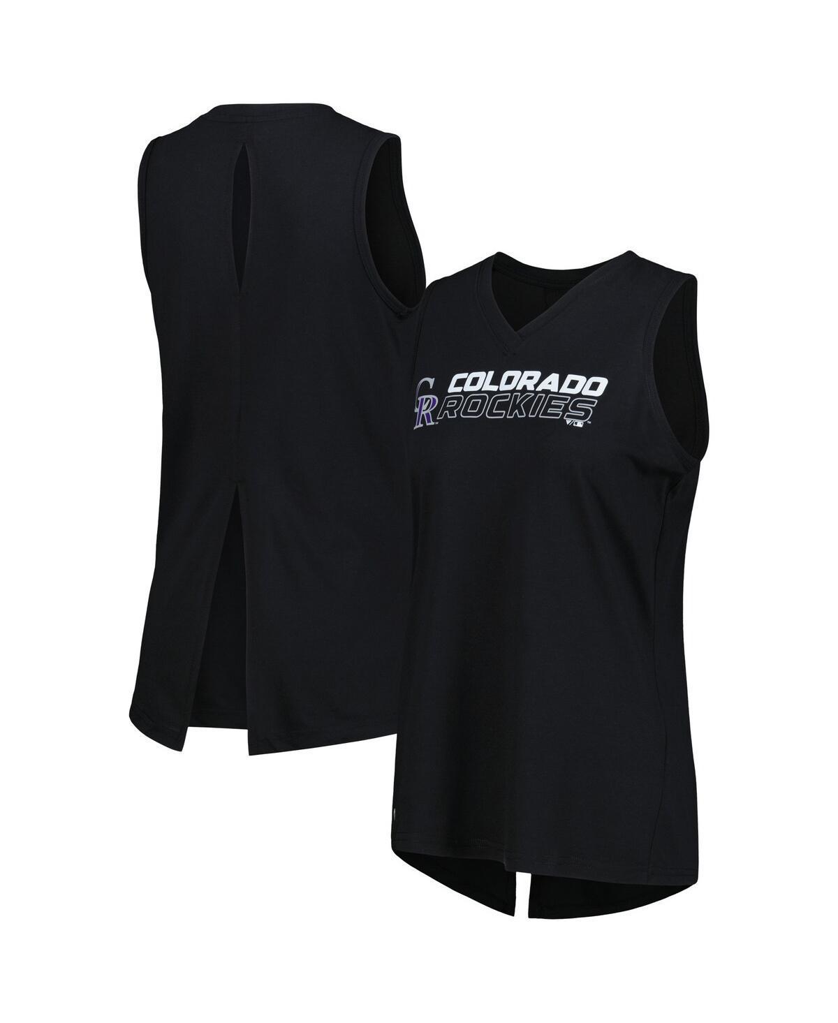 Womens Levelwear Colorado Rockies Paisley Chase V-Neck Tank Top Product Image