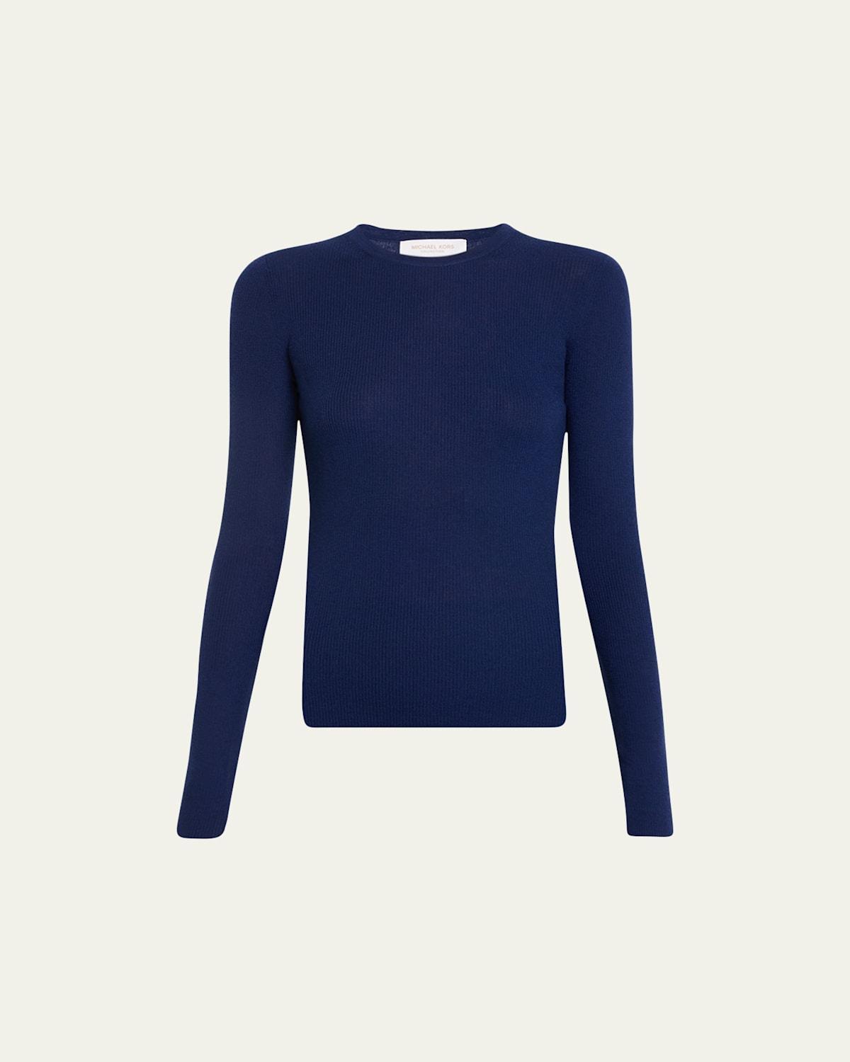 Womens Hutton Ribbed Cashmere Sweater Product Image