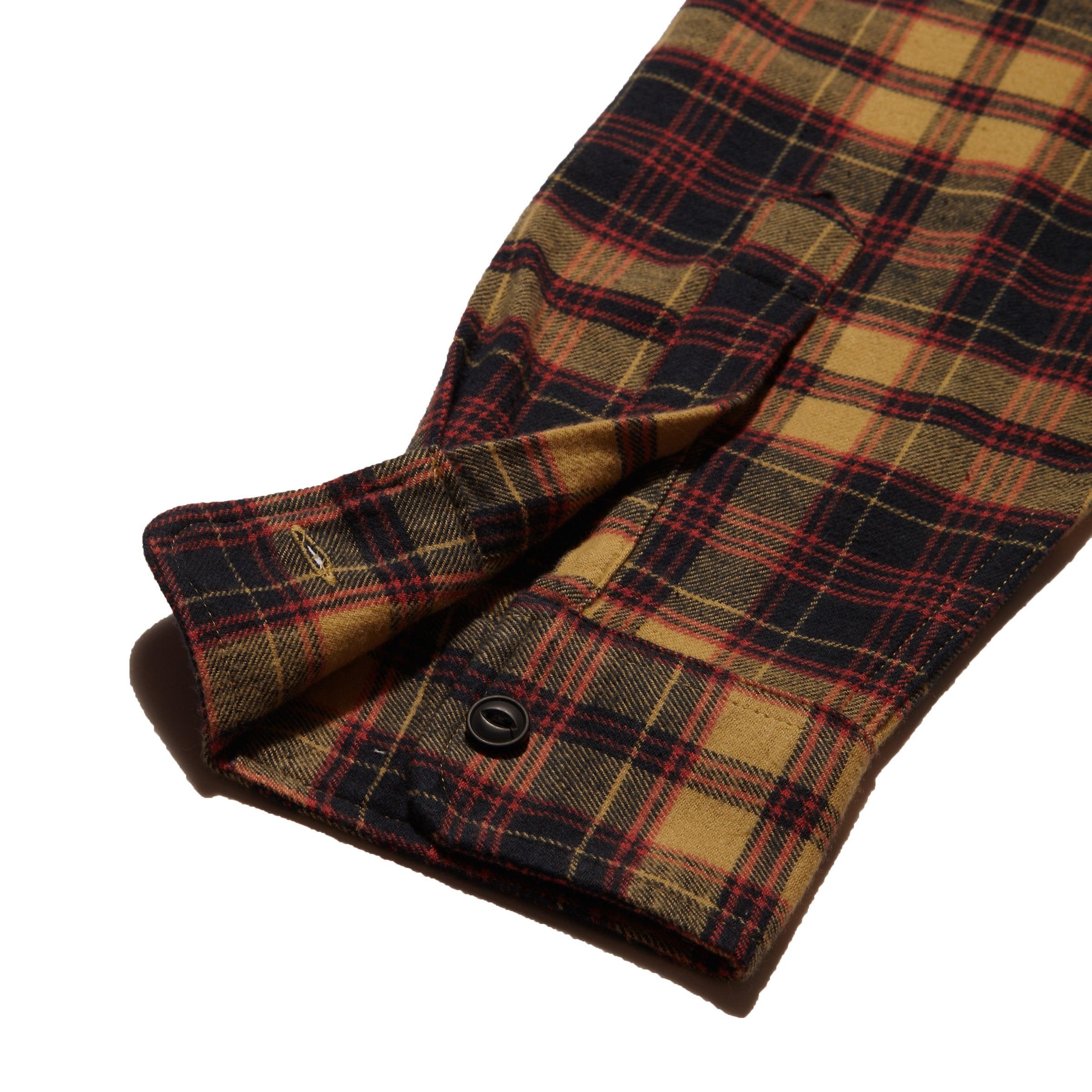 Shady Grove Stretch Flannel Shirt - Navy Red Ecru Product Image