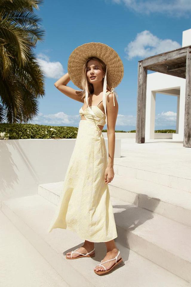 Sunflower Dreams Maxi Dress Yellow Product Image