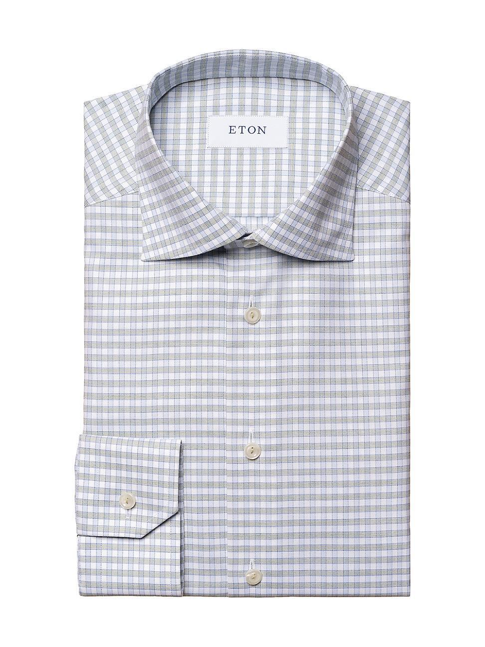 Mens Contemporary-Fit Check Shirt Product Image