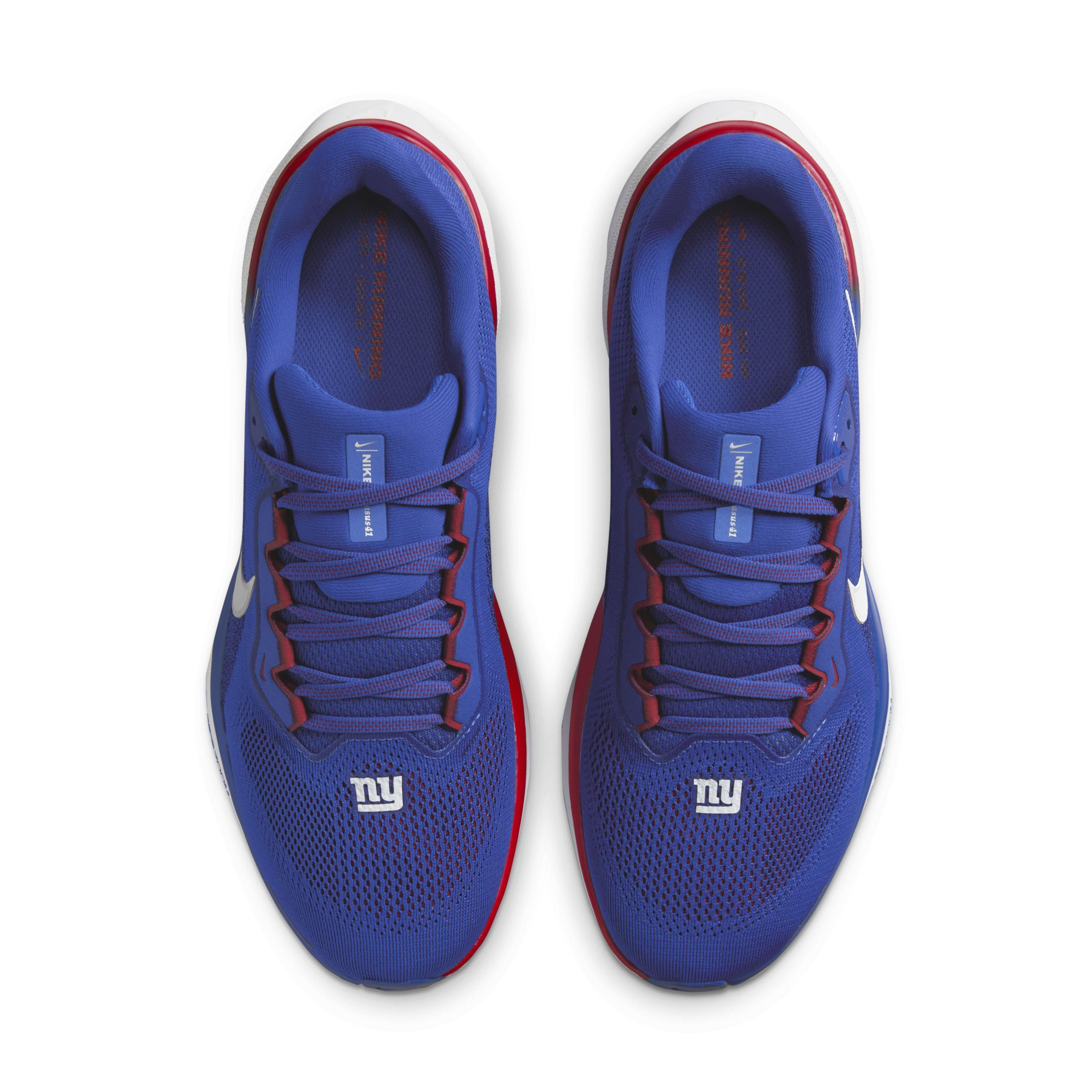 Nike Men's Pegasus 41 NFL New York Giants Road Running Shoes Product Image