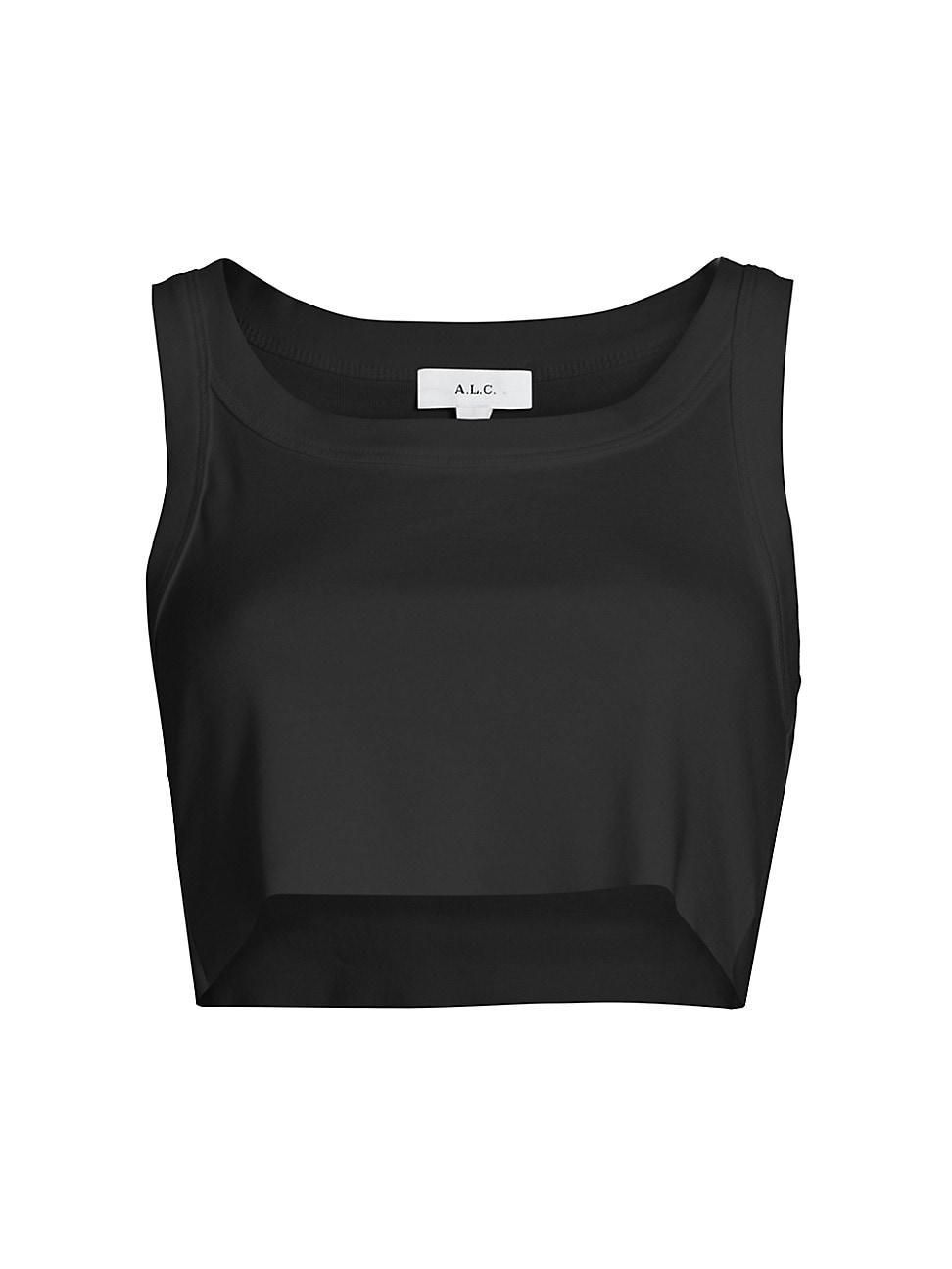 Womens Halsey Cotton Crop Tank Product Image