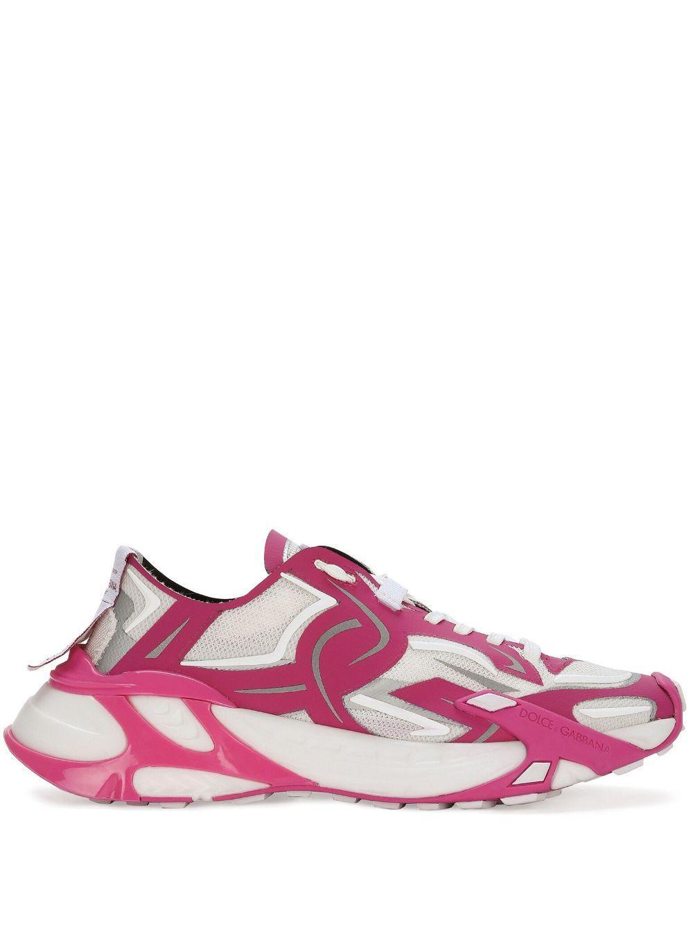 Fast Panelled Low-top Sneakers In Pink Product Image