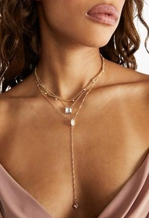 Elise Delicate Crystal Necklace Product Image