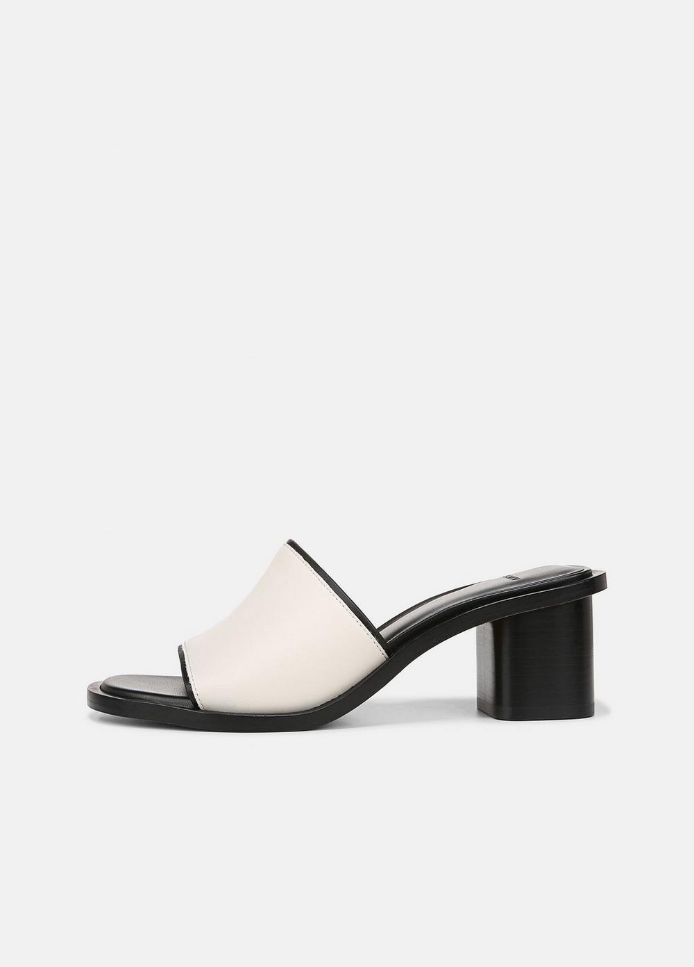 Donna Leather Slide Sandal Product Image