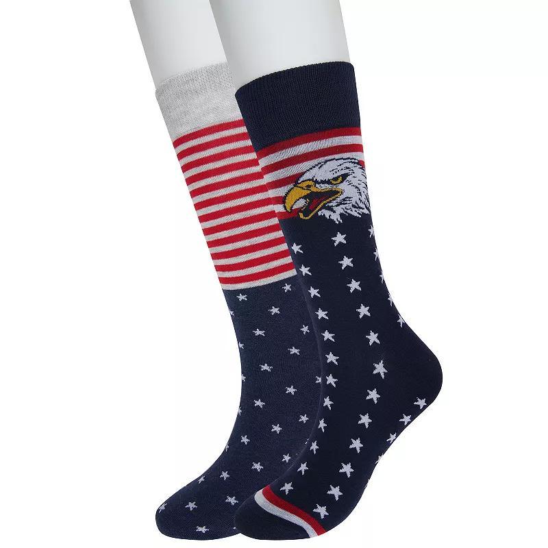 Mens Land of Liberty 2-Pack Americana Socks Product Image