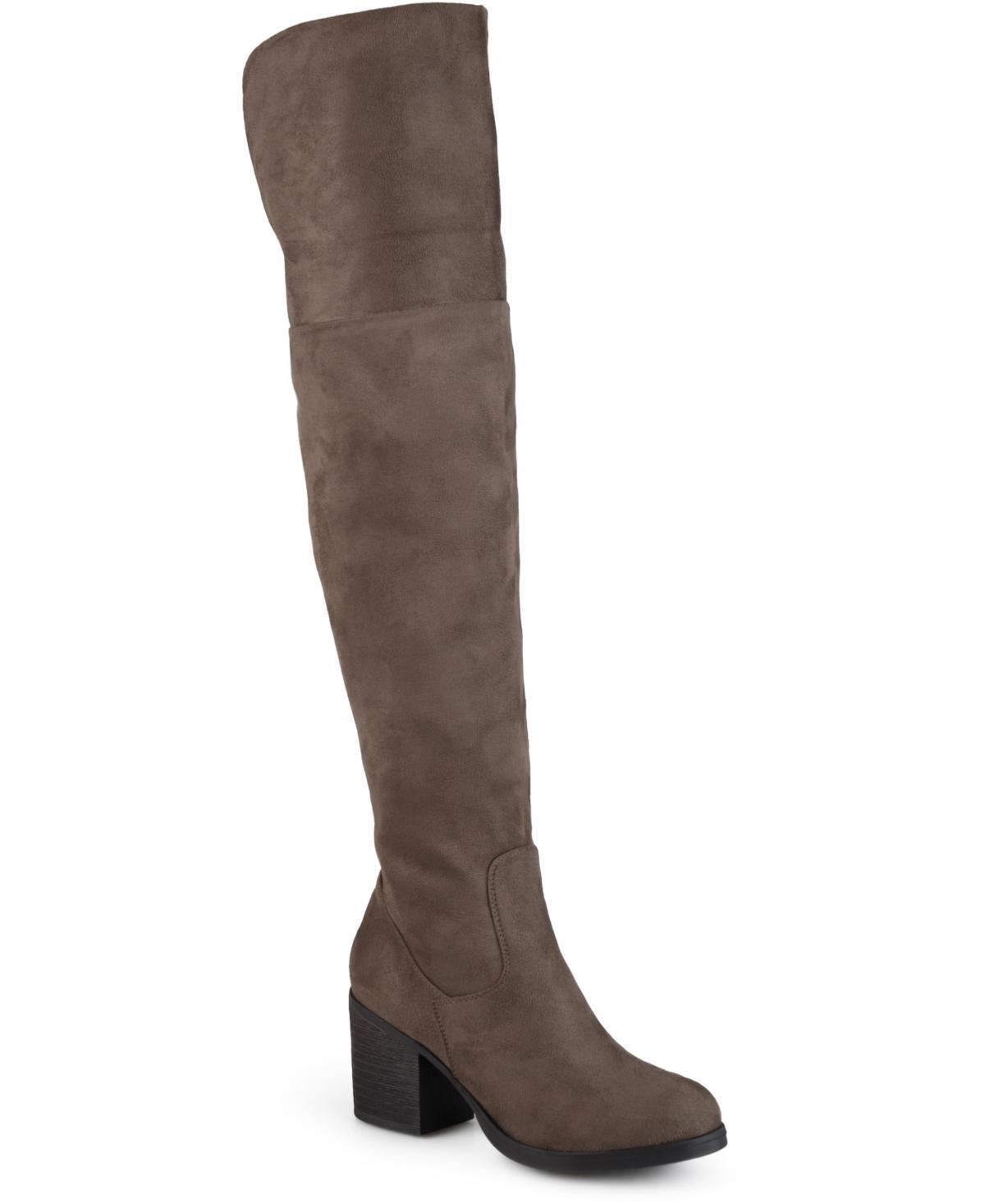 Journee Collection Womens Sana Block Heel Over The Knee Boots Product Image