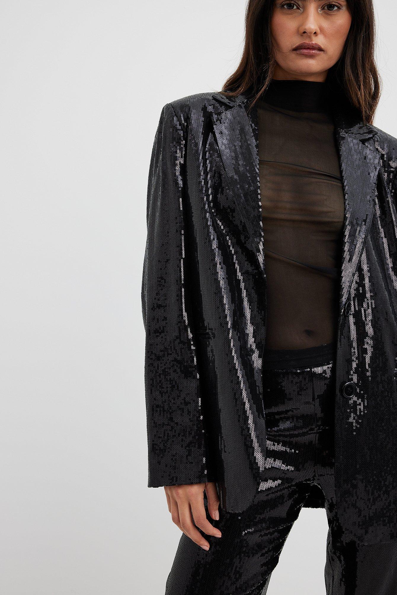 Oversized Sequin Blazer Product Image