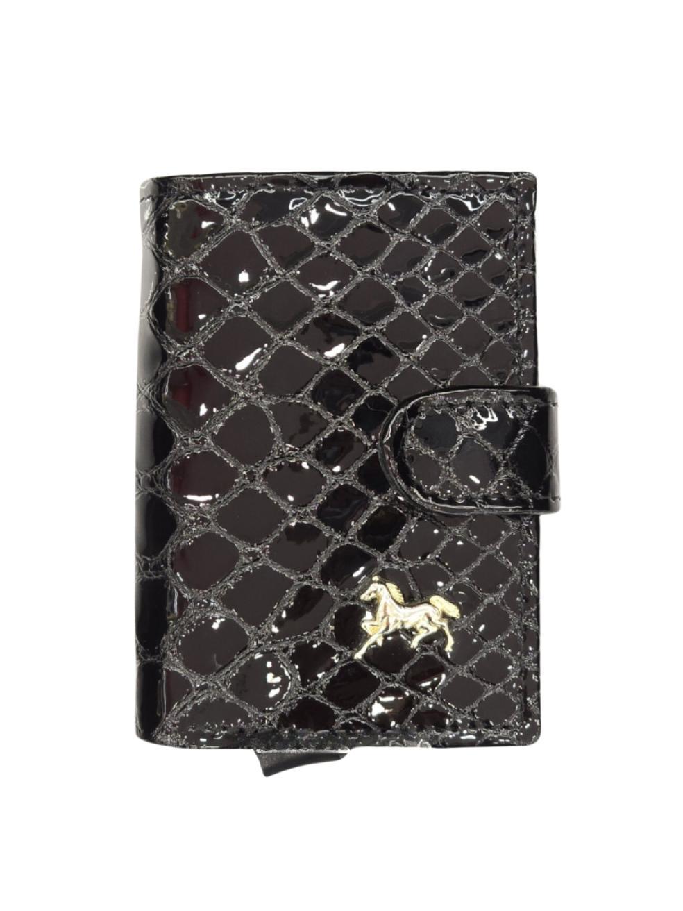 Gallop Bifold Pop Up Slim Patent Leather Wallet Product Image