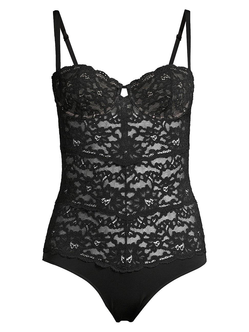 Womens Charlotte Lace Balconette Bodysuit Product Image