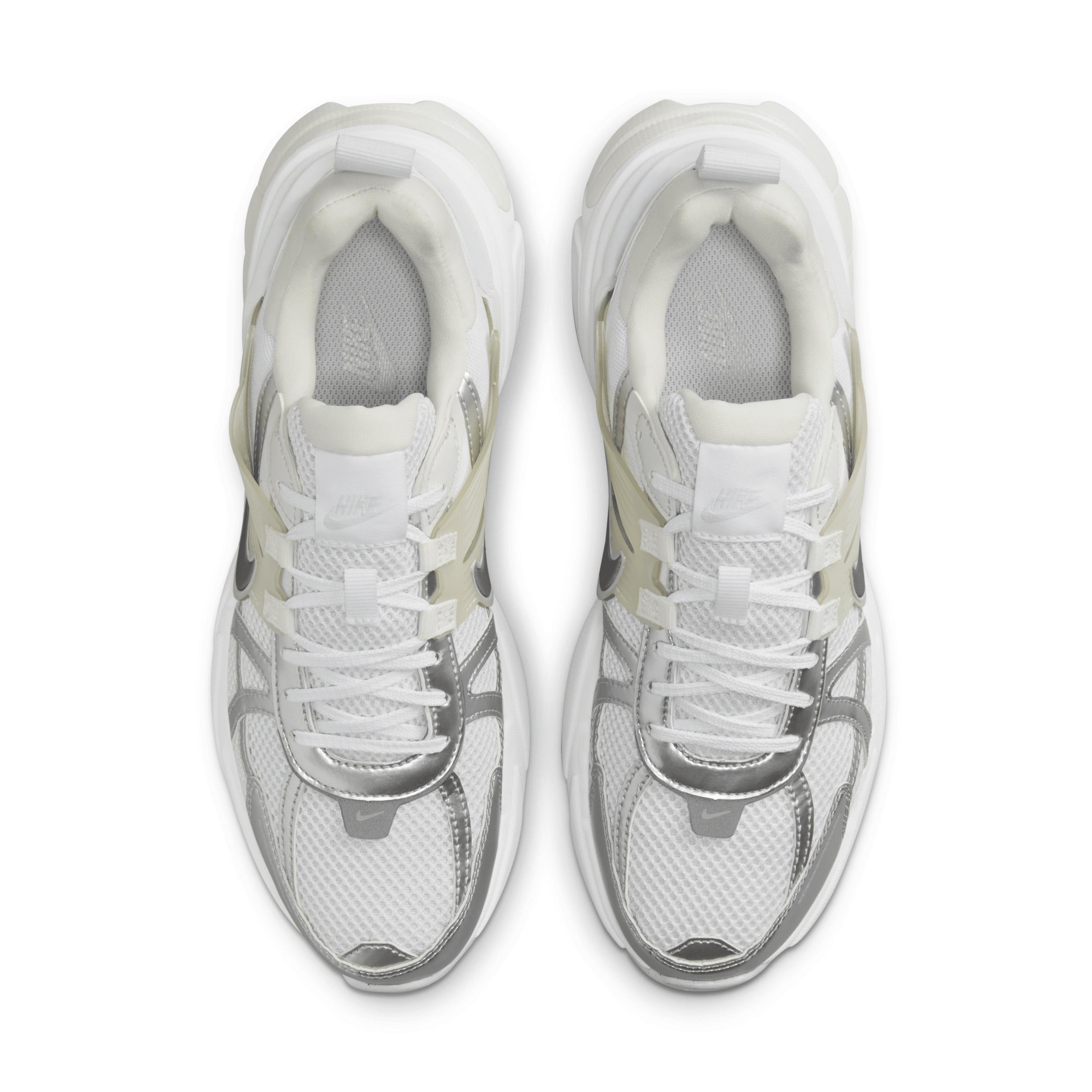 Nike Womens Nike V2K Run - Womens Running Shoes Silver/White Product Image