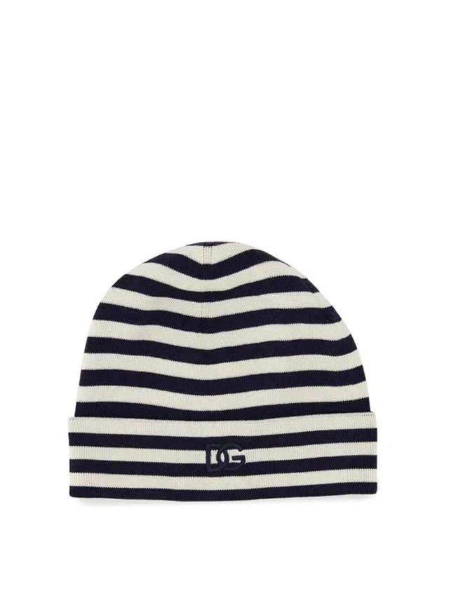 Knitted Beanie Hat In Multicolor Product Image