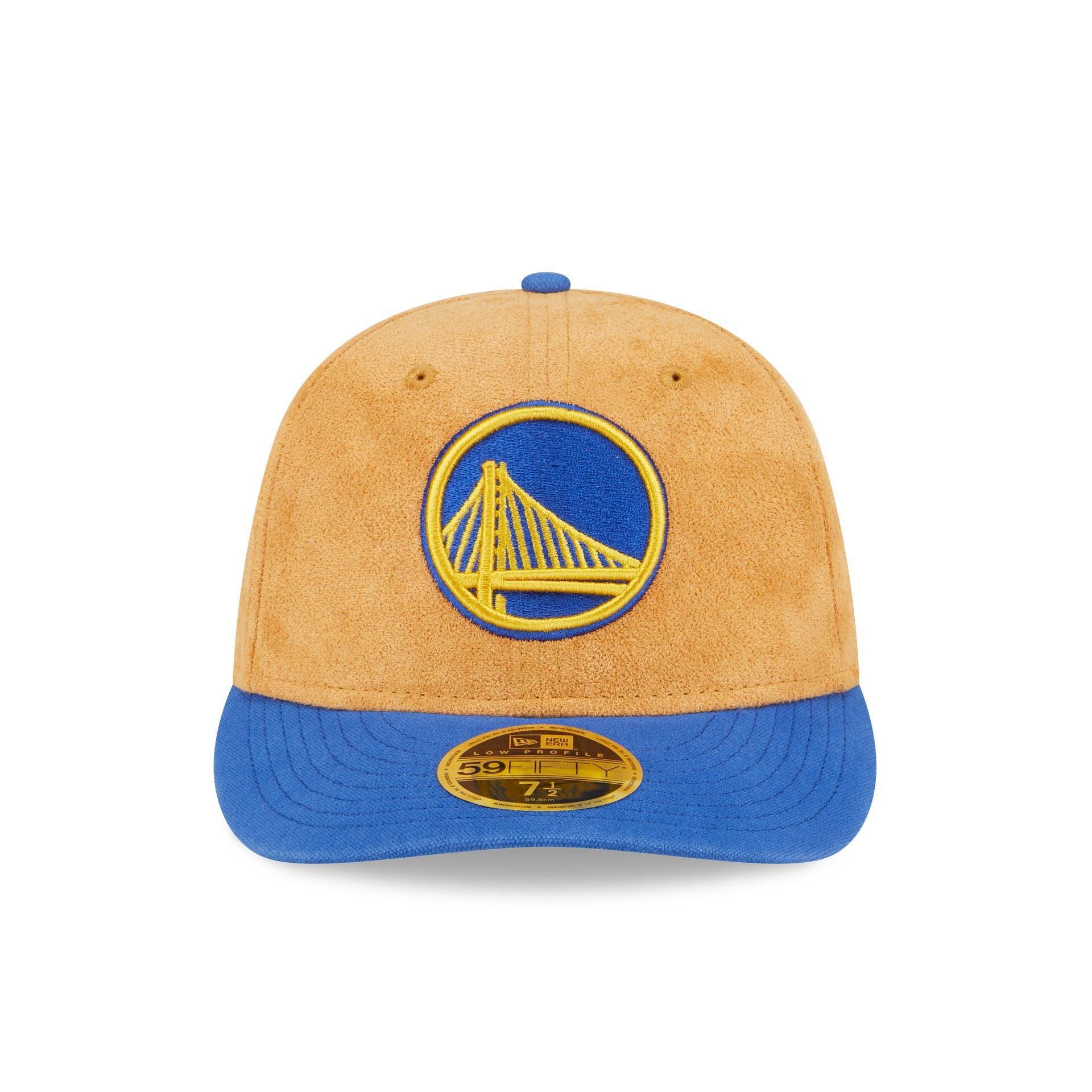 Golden State Warriors Tan Texture Low Profile 59FIFTY Fitted Hat Male Product Image