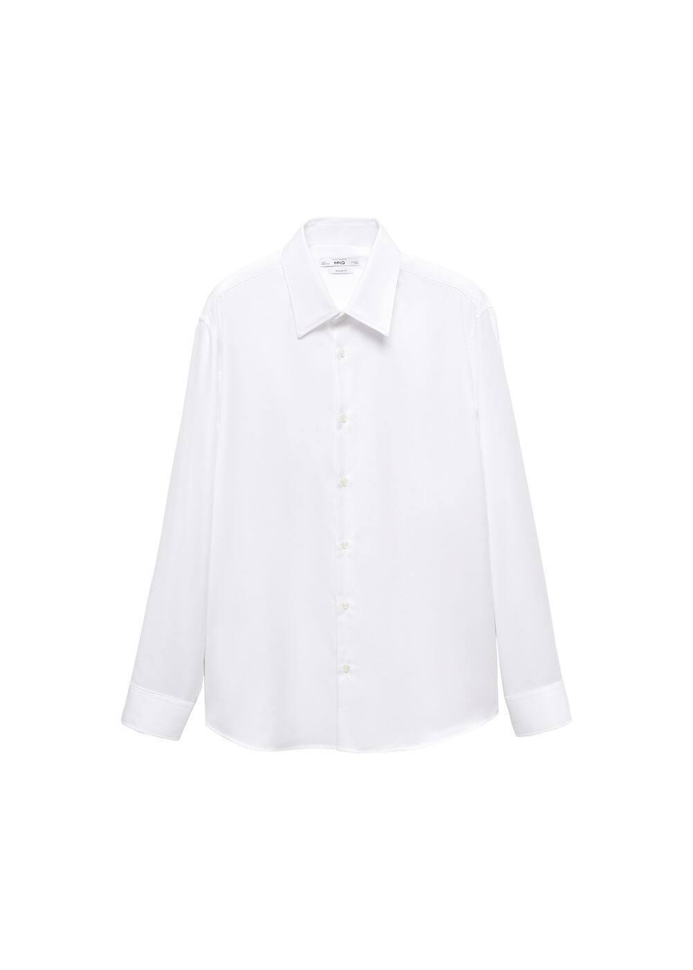 Mango Mens Structured Dress Shirt Product Image