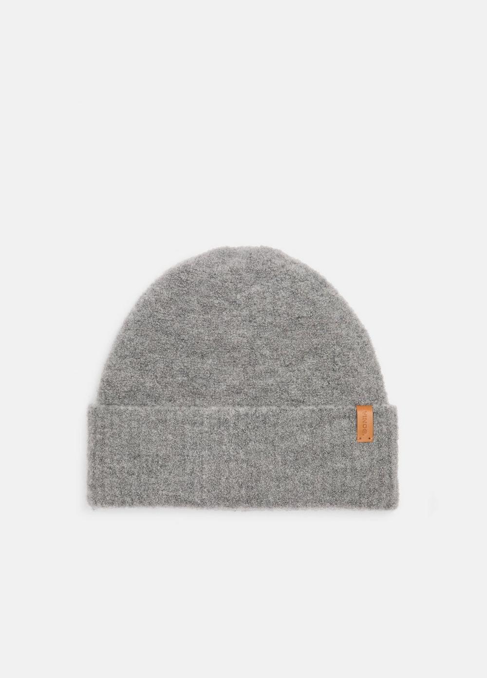 Merino Wool-Blend Bouclé Beanie Product Image