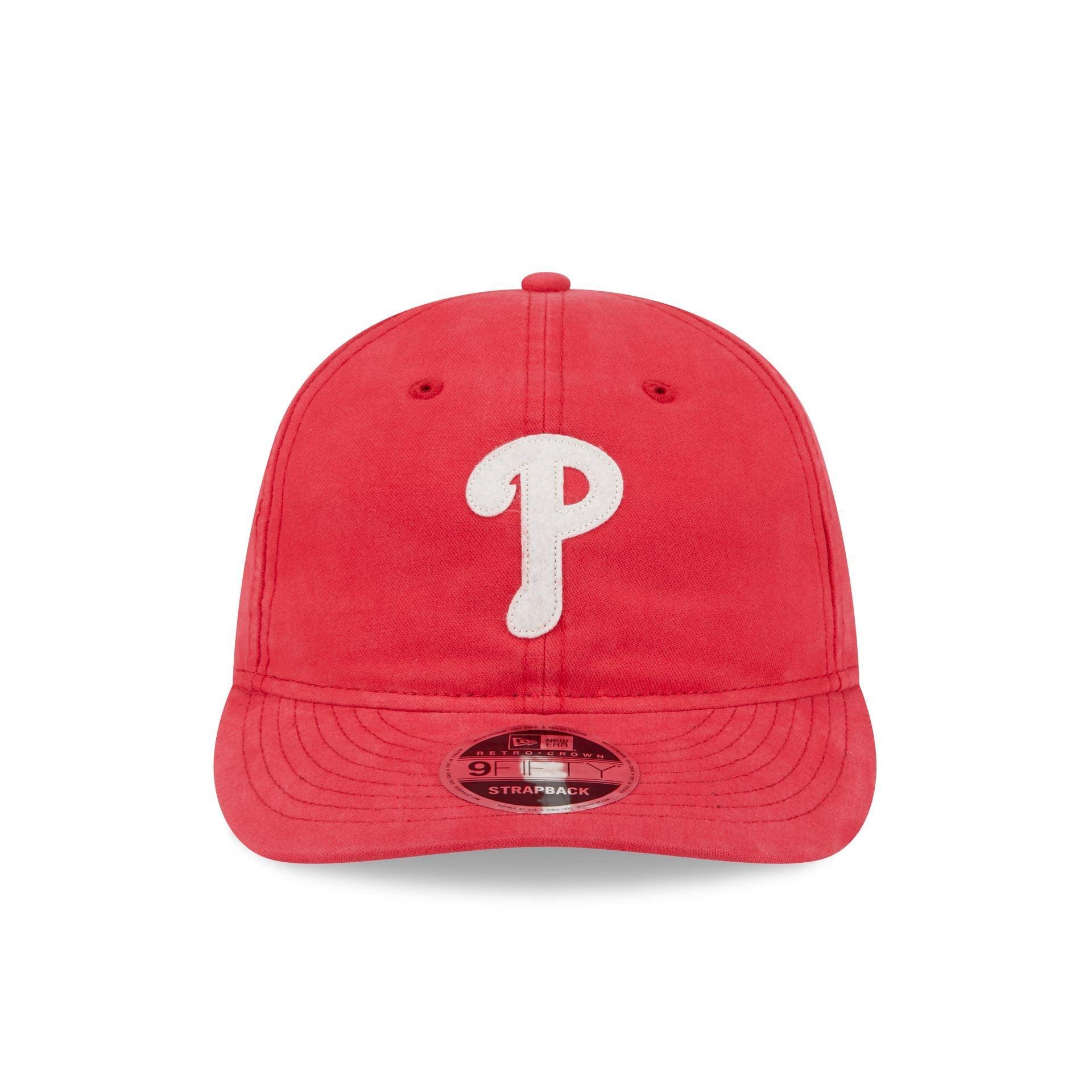 Philadelphia Phillies Canvas Felt Retro Crown 9FIFTY Adjustable Hat Male Product Image