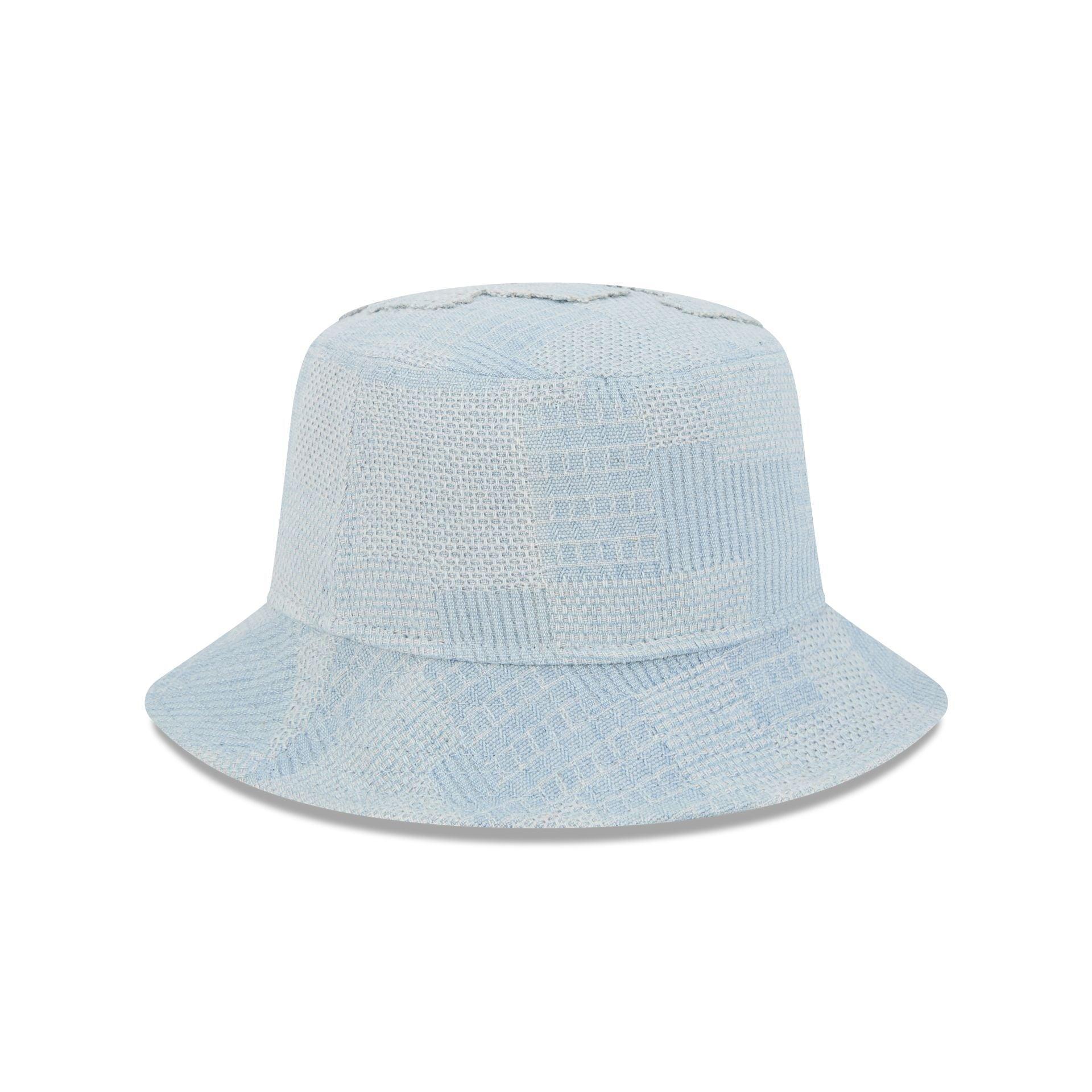 Los Angeles Dodgers Patch Denim Bucket Hat Male Product Image