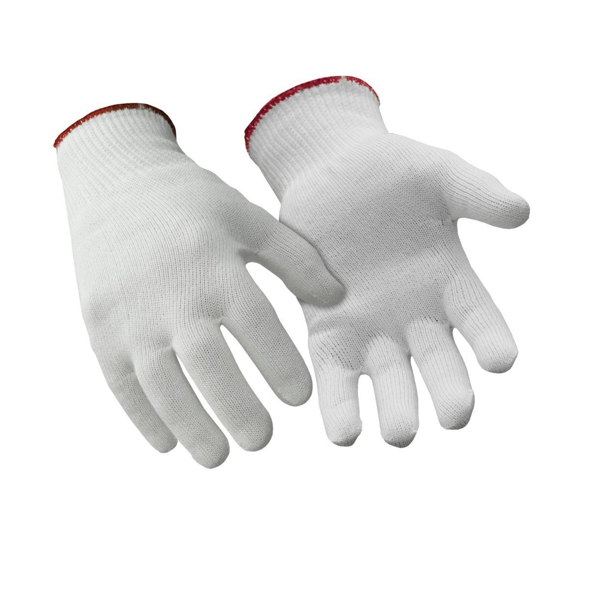 RefrigiWear Mens Moisture Wicking Thermax Gloves Liners White (Pack of 12 Pairs) Product Image