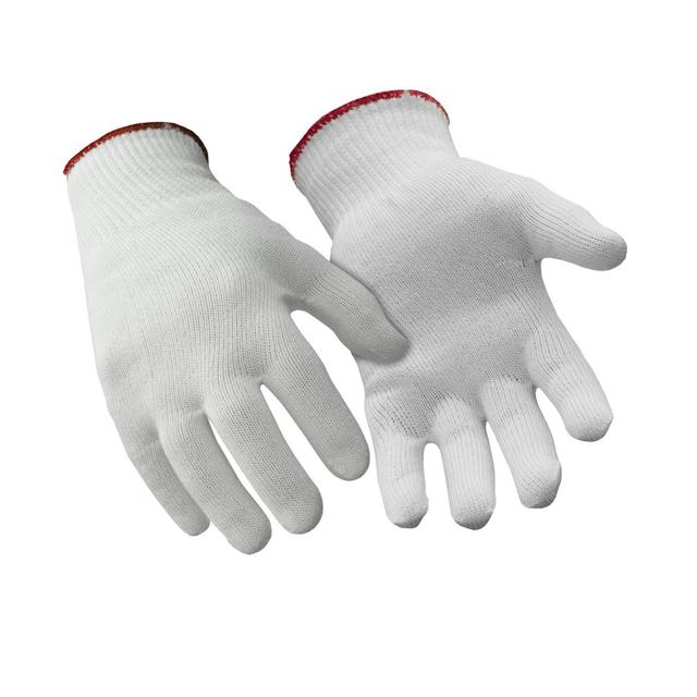 RefrigiWear Mens Moisture Wicking Thermax Gloves Liners White (Pack of 12 Pairs) Product Image