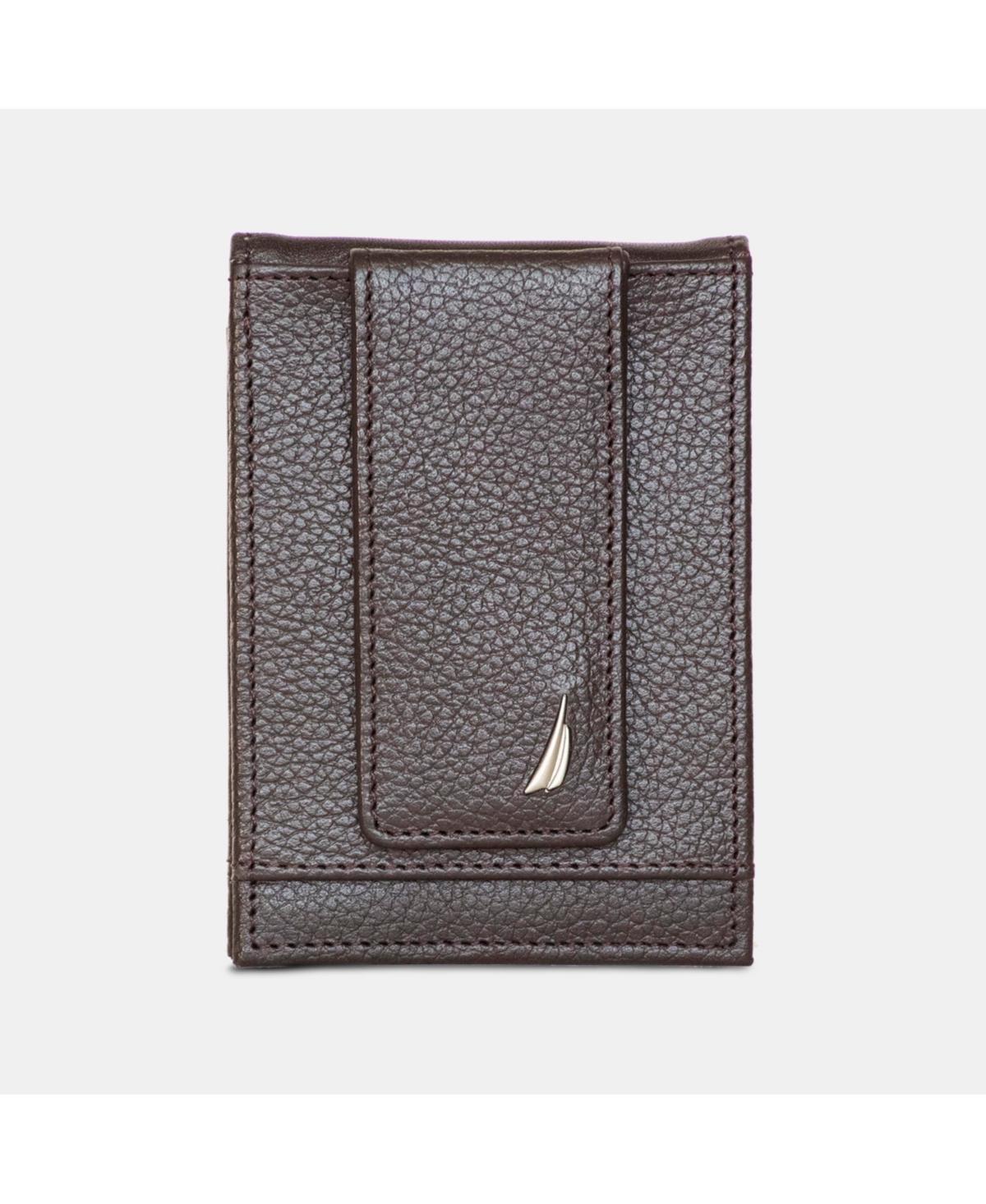 Nautica Mens Front Pocket Leather Wallet Product Image