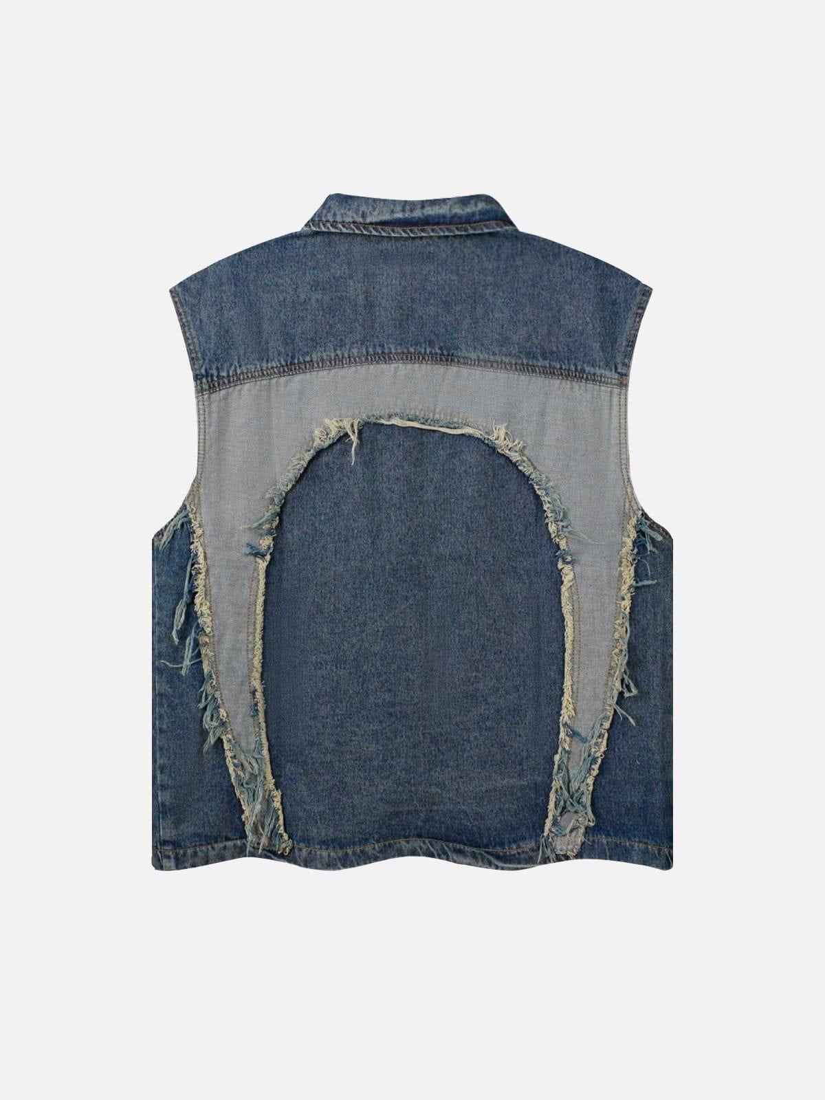 Aelfric Eden Heart Fringe Washed Vest Product Image