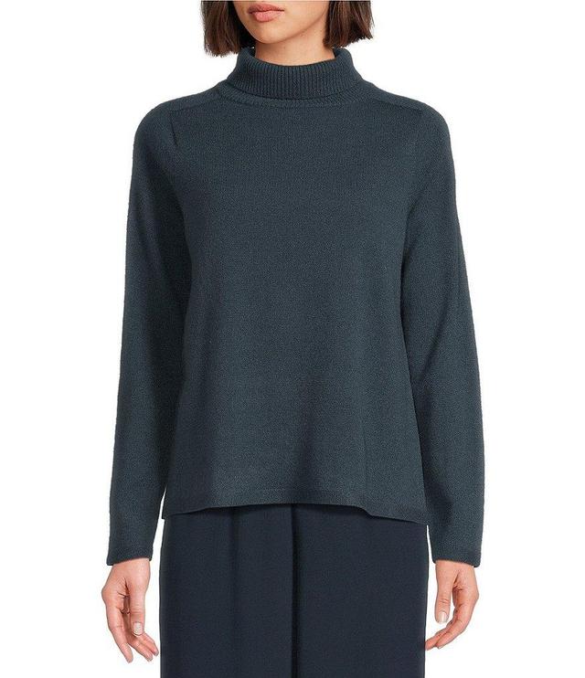 Eileen Fisher Cashmere Turtleneck Long Sleeve Sweater Product Image