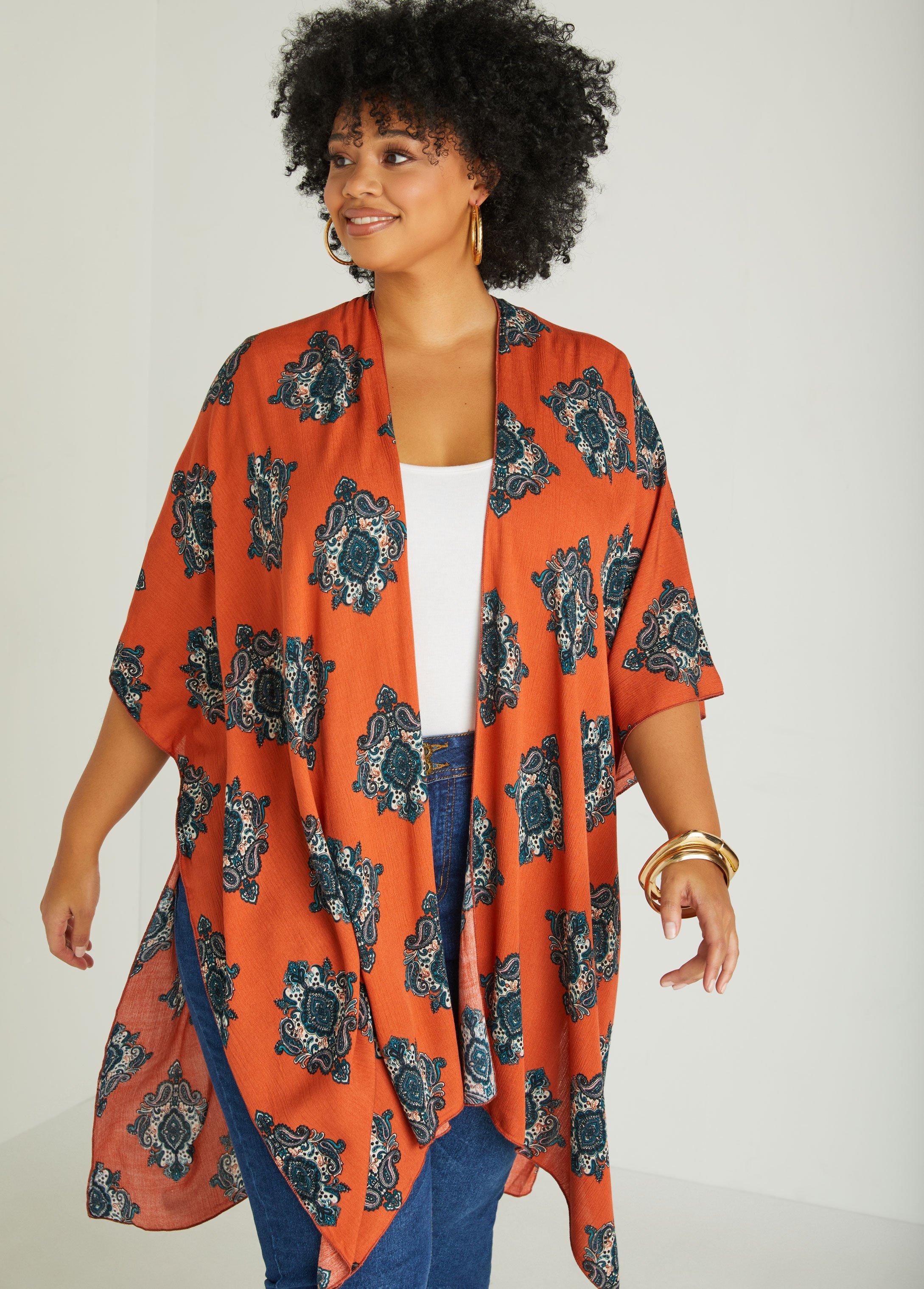 Paisley Print Kimono Product Image