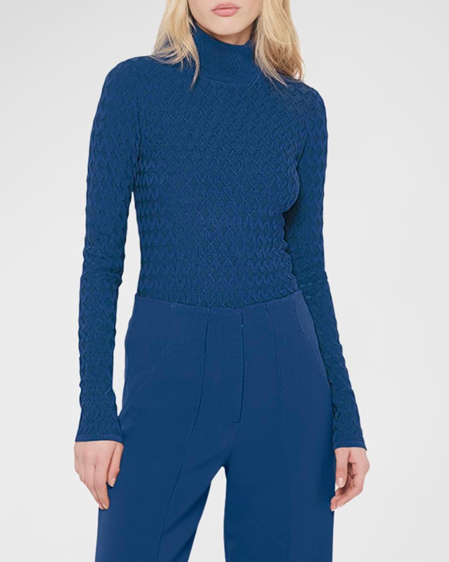 Finn Cable-Knit Turtleneck Top Product Image