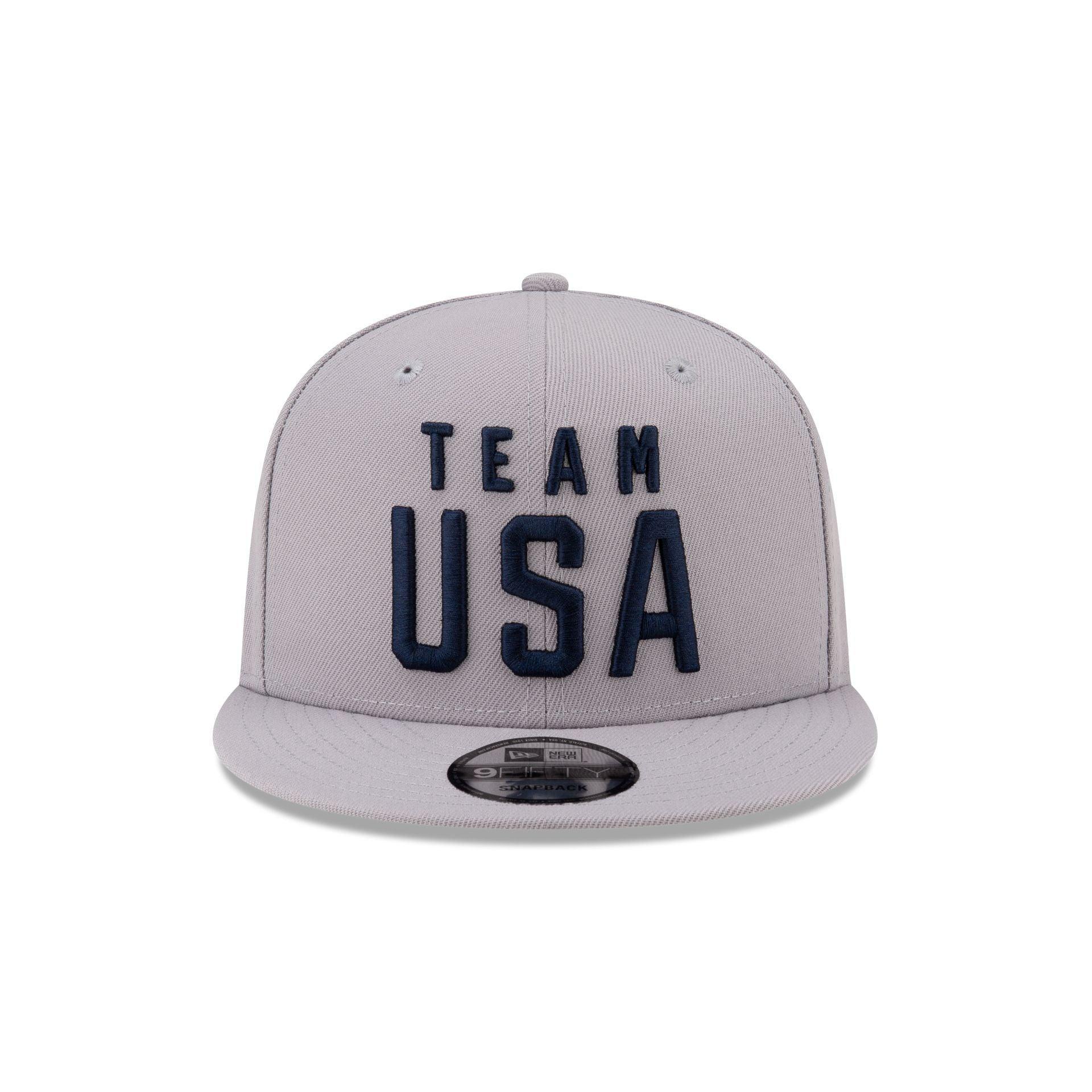 Team USA Surfing Gray 9FIFTY Snapback Hat Male Product Image