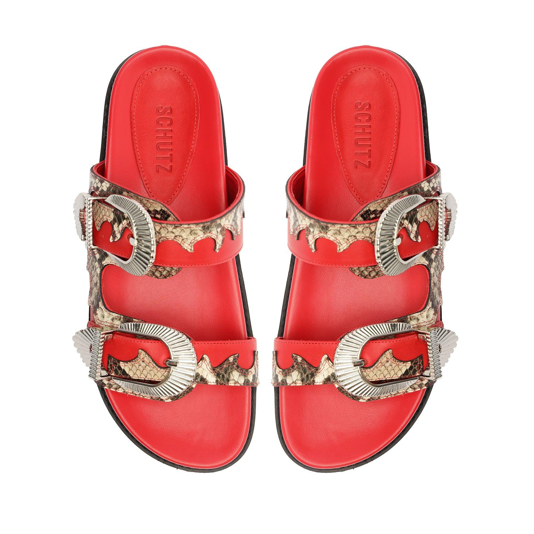 Harper Sporty Leather Sandal Female Product Image