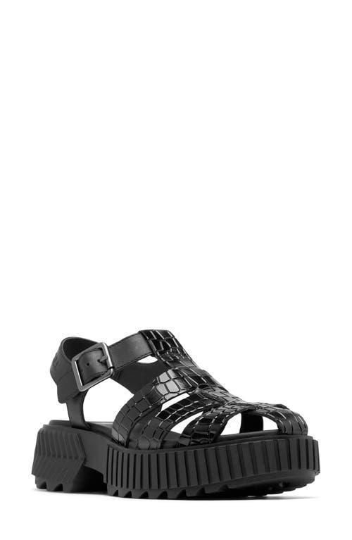 Sorel Womens Ona Streetworks Fisherman Sandals - Black Product Image