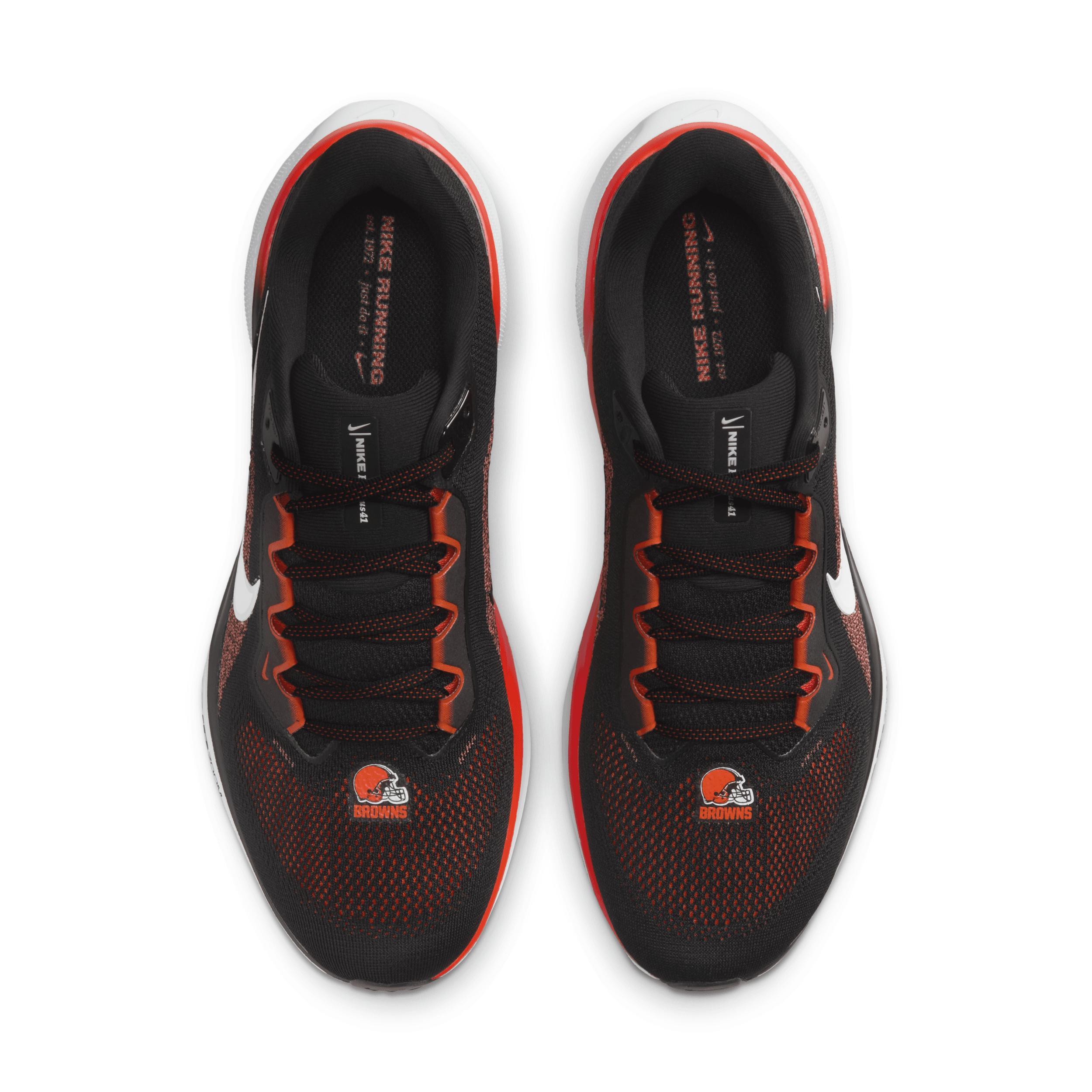 Nike Mens Pegasus 41 NFL Cleveland Browns Road Running Shoes Product Image