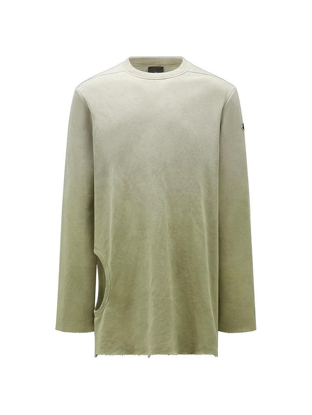 Mens Rick Owens x Moncler Subhuman Cotton Cut-Out Sweatshirt Product Image