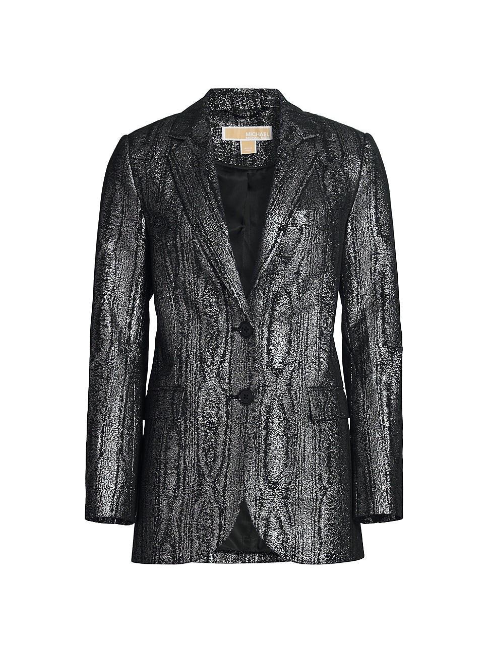 Womens Mensy Metallic Tailored Blazer Product Image